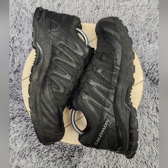 Salomon Leather Upper Ltd Edition ContraGrip Trail Running Shoes Women's Size 9 - Picture 6 of 9